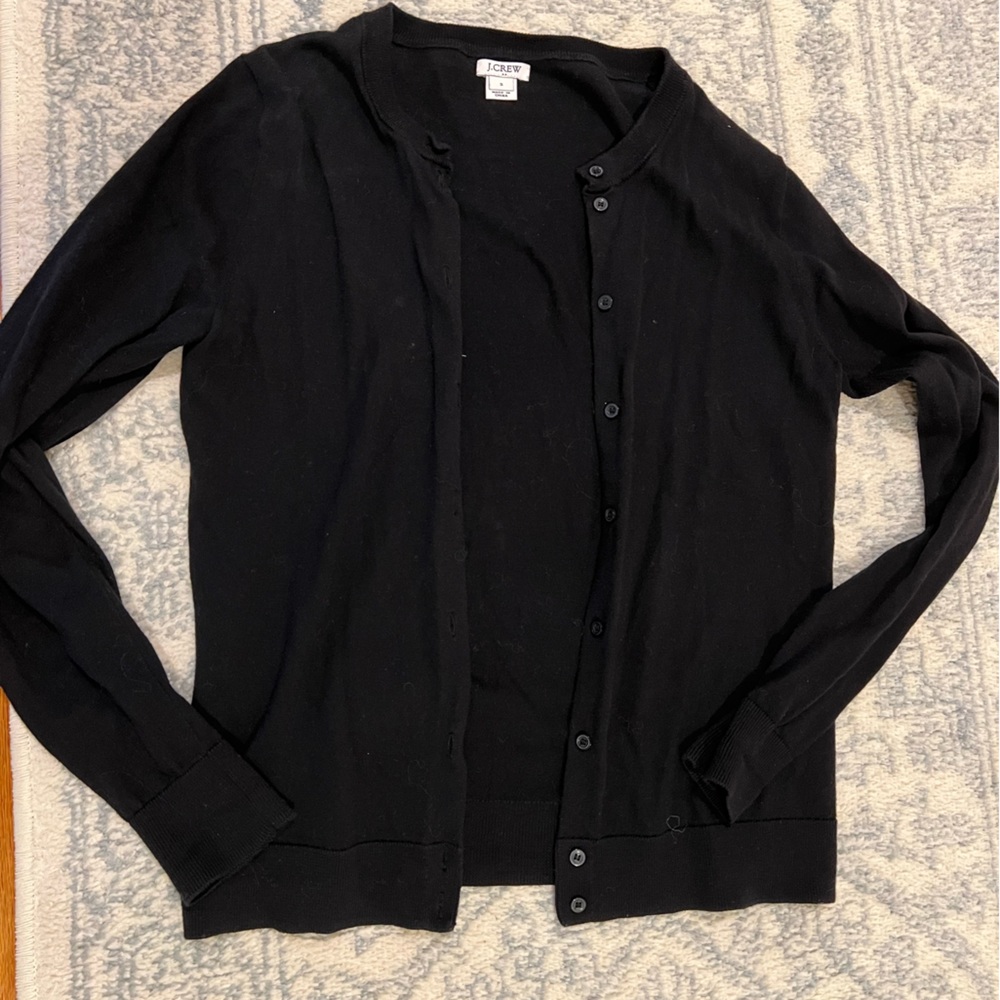 J.crew Black Cardigan